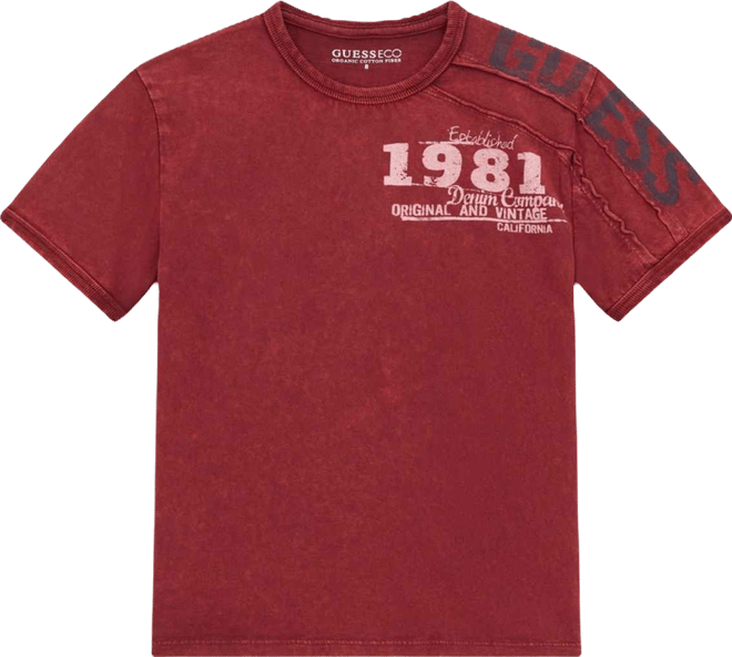 Boys' 8-18 Garment Dye Crewneck T-Shirt