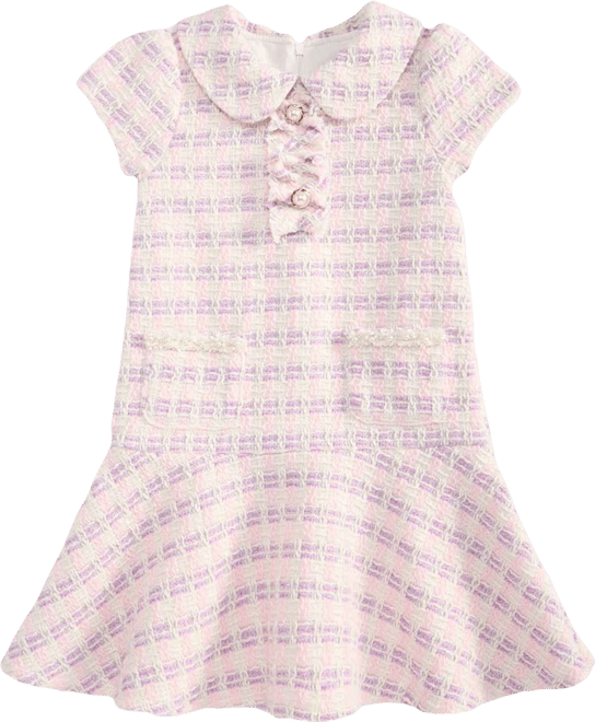 Girls 2T-6X Boucle Dress