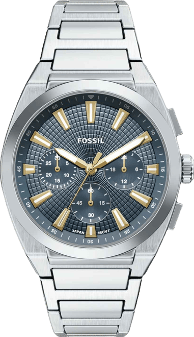 Men's Everett Chronograph Stainless Steel Watch, 44mm