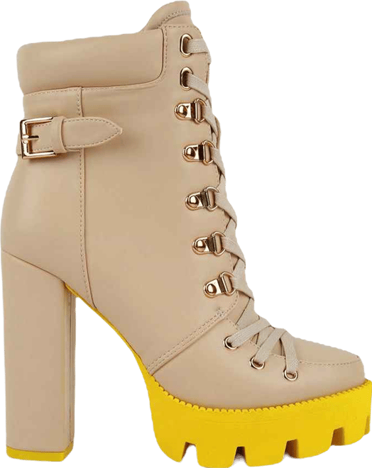 Womens larch cushion collared biker boots