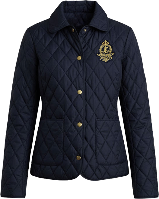 Women's Crest Patch Quilted Jacket