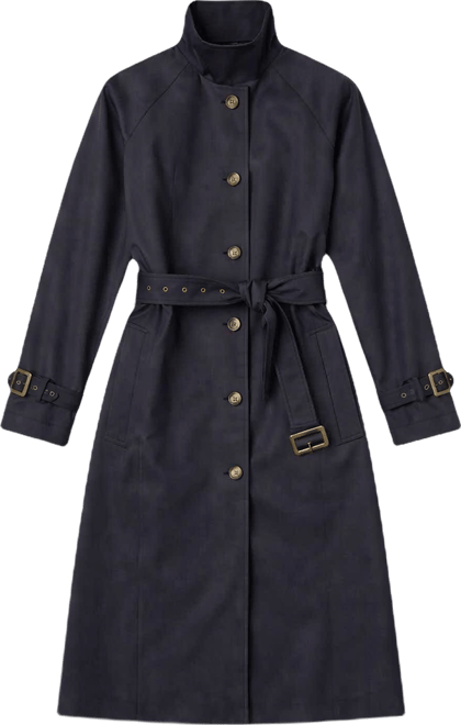 Women's Single Breasted Belted Trench Coat