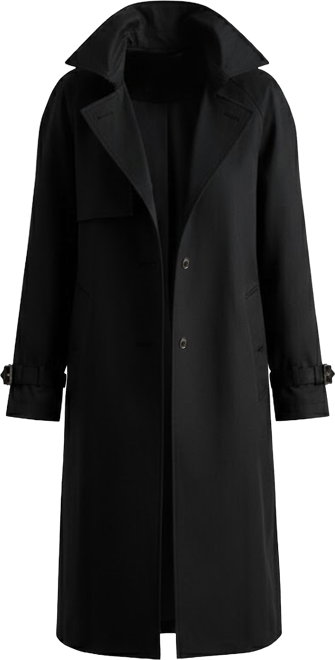 Women's Single Breasted Belted Trench Coat