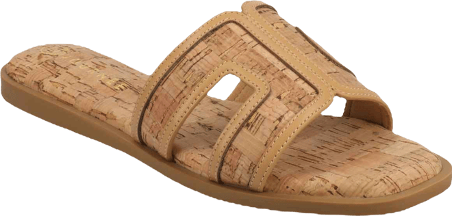 Womens Primah "H" Band Medium and Wide Width Slip On Flat Sandals
