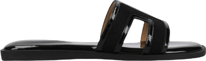 Womens Primah "H" Band Medium and Wide Width Slip On Flat Sandals