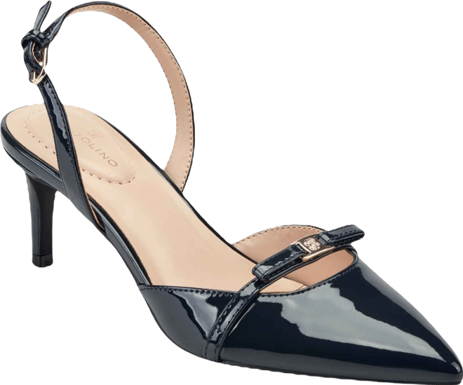 Women's Pracen Bow Pointy Toe Slingback Pumps
