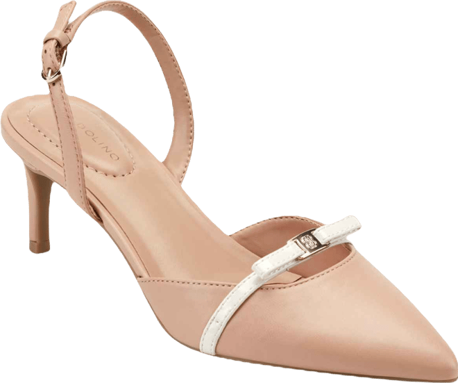 Women's Pracen Bow Pointy Toe Slingback Pumps