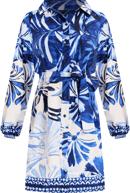 Women's Balloon-Sleeve Mini Dress