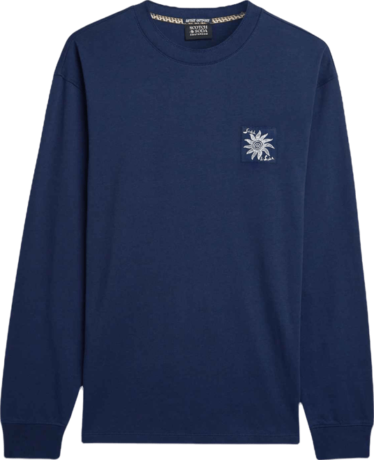 Men's Back Artwork Long-Sleeve Sweatshirt