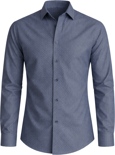 Men's Slim Fit Wrinkle-Free Smithson Button Up Shirt