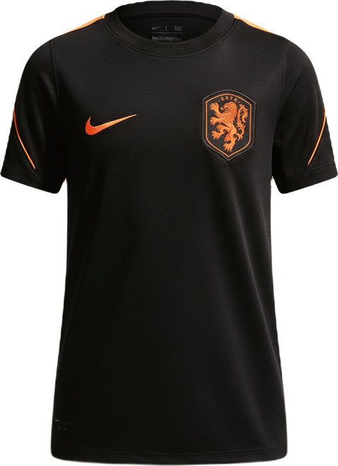 Hollandia Strike Nike Soccer Dri-FIT rövid ujjú futballfelső nagyobb gyerekeknek