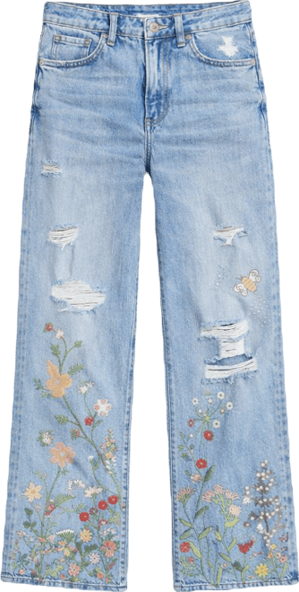 Women's Marlena Floral Field Embroidered Jeans