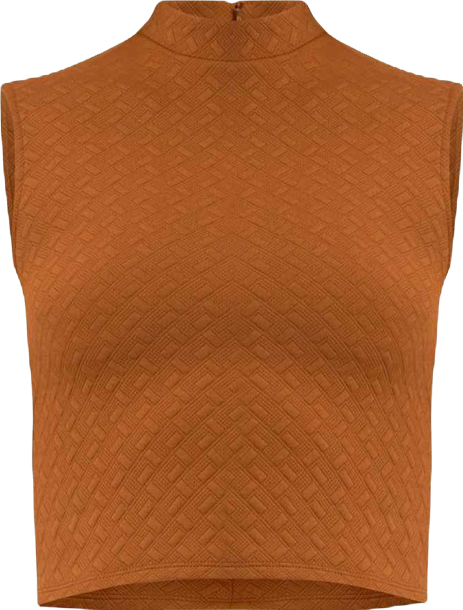 Women's Knit Sleeveless Crop Top