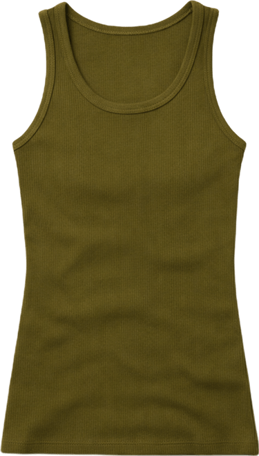 Women's Loose Fit Ribbed Tank Top