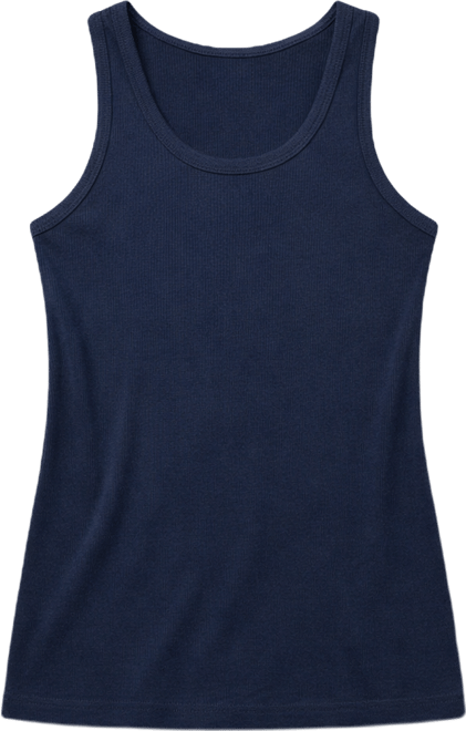 Women's Loose Fit Ribbed Tank Top