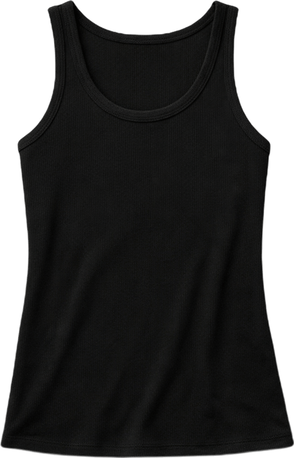 Women's Loose Fit Ribbed Tank Top