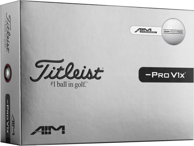 Titleist 2026 Pro V1x Left Dash AIM Enhanced Golf Balls | Golf Galaxy