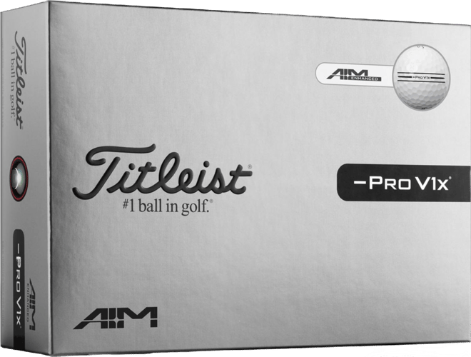 Titleist 2026 Pro V1x Left Dash AIM Enhanced Golf Balls | Dick's