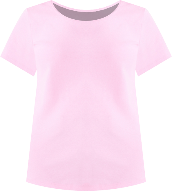 Petite Cotton Scoop-Neck Short-Sleeve Top, Created for Macy's