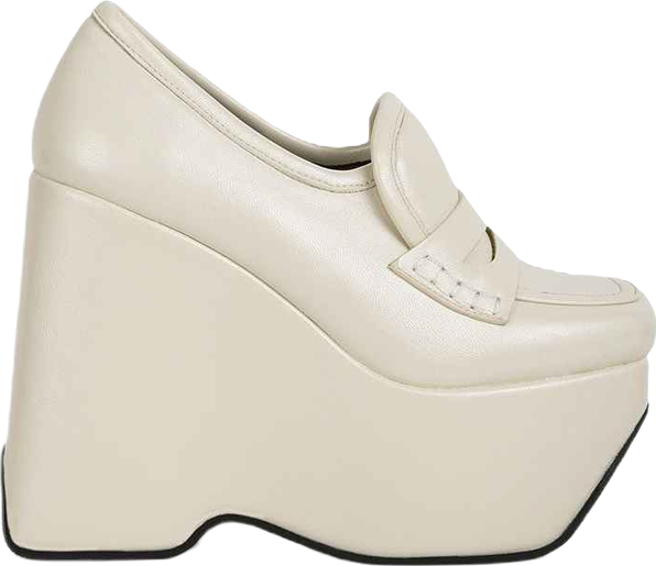 Gilliam Womens High Platform Wedge Loafers