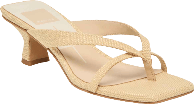 Women's Brevel Thong Low Block Heel Dress Sandals