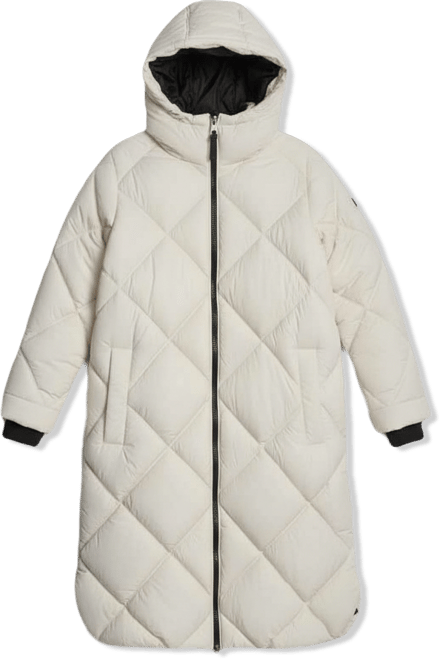 Women's Diamond Quilted Hooded Puffer Coat