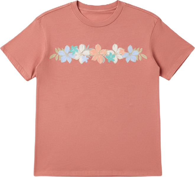 Women's Band Of Flowers Easy-Fit Graphic T-Shirt