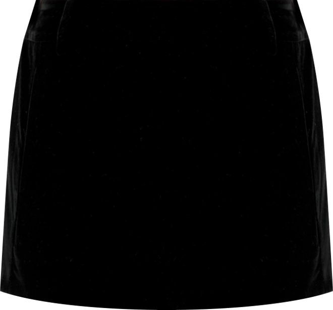 Women's Velvet Low Rise Skort.