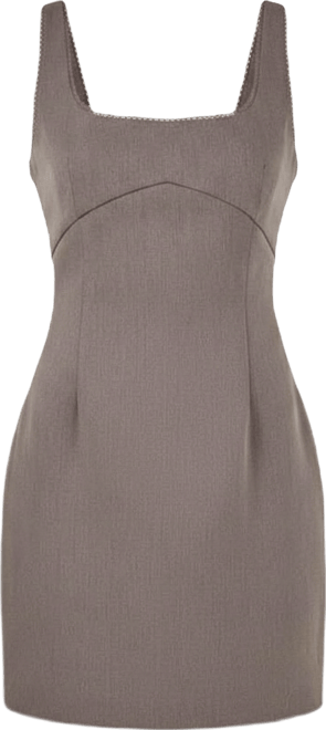 Women's Lace Trim Mini Dress