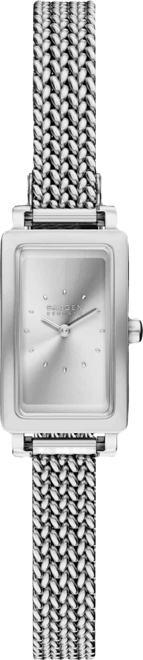 Women's Hagen Micro Quartz Two-Hand Silver Stainless Steel Watch, 31mm