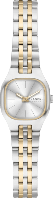 Women's Mellem Micro Quartz Two-Hand Two-Tone Stainless Steel Less Than Watch, 22mm