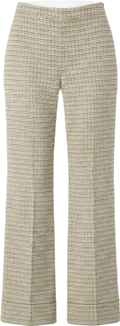 Women's High-Waisted Semi-Flare Trousers