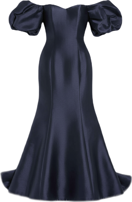 Women's Sweetheart Off The Shoulder Puff Sleeve Gown