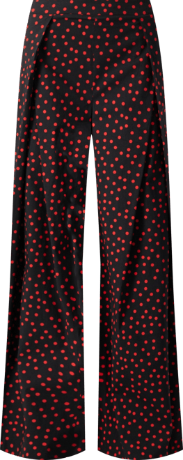 Women's Wide-Leg Polka Dot Pants