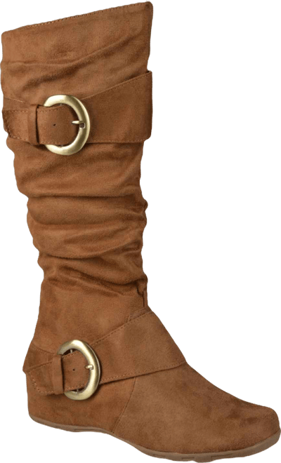 Women's Jester Extra Wide Calf Rouched Buckle Mid Shaft Boots