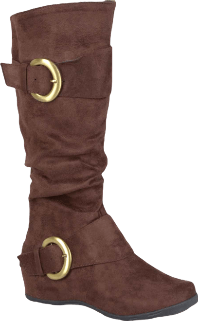 Women's Jester Extra Wide Calf Rouched Buckle Mid Shaft Boots
