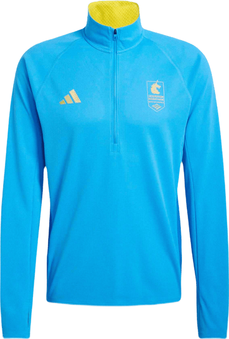 adidas Men's Boston Marathon 2026 1/2 Zip Long Sleeve Shirt
