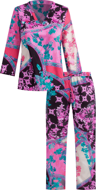 Women's Brocade Pj Set