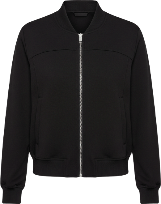 Women's Zippered Bomber Jacket