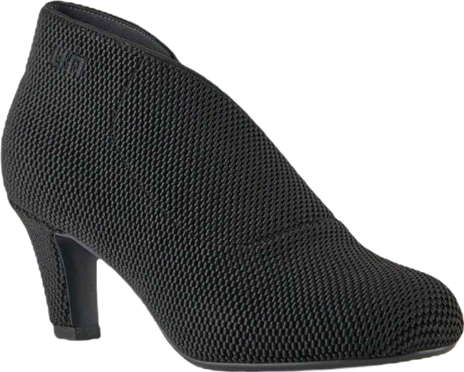 Women's Leather Fold Mid Boots