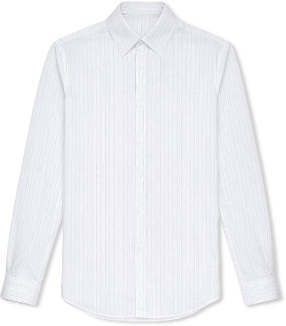 Men's Long Sleeve Striped Viscose Woven Shirt