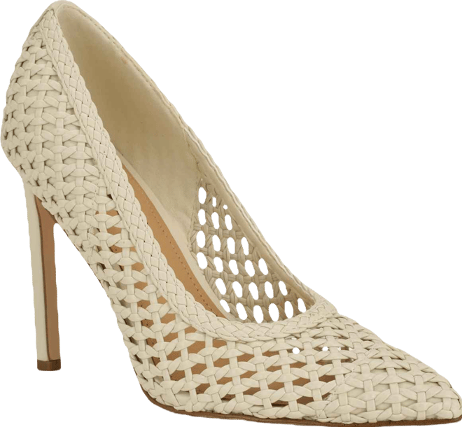 Women's Tatiana Woven Stiletto Pointy Toe Dress Pumps