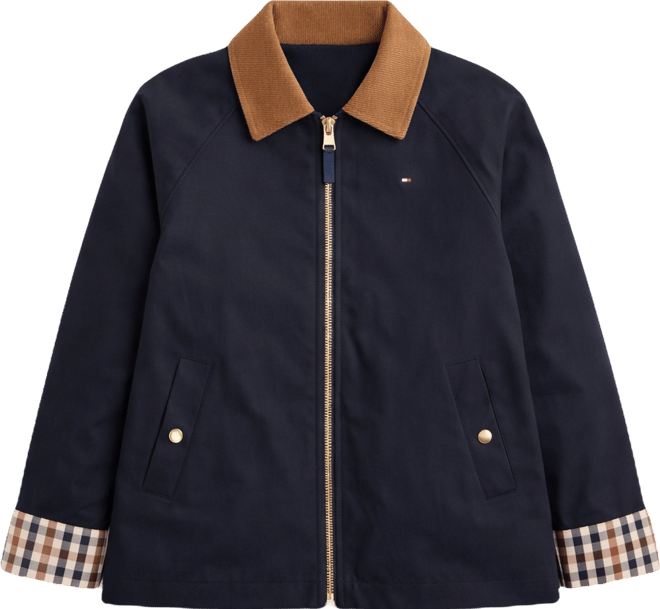 Petite Corduroy-Collar Barn Jacket