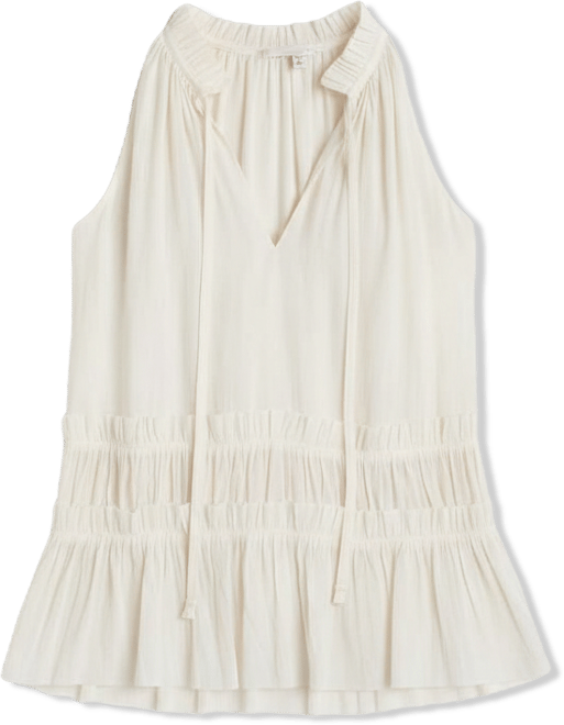 Women's Sleeveless Pull-On Woven Top