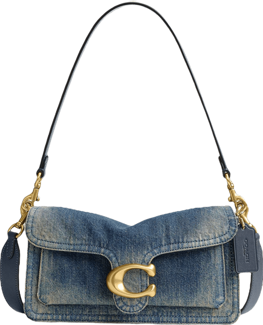 COACH Tabby 26 Loved Denim Shoulder Bag | Dillard's