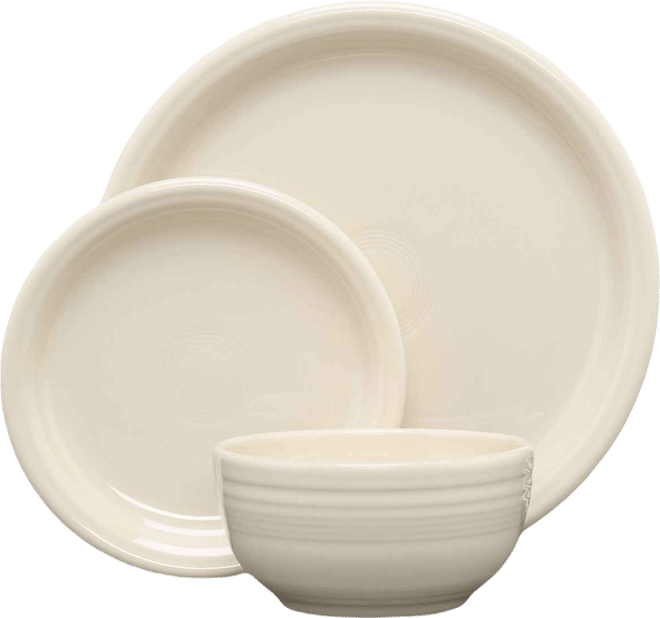 Bistro Coupe 3-Piece Place Setting, Service for 1