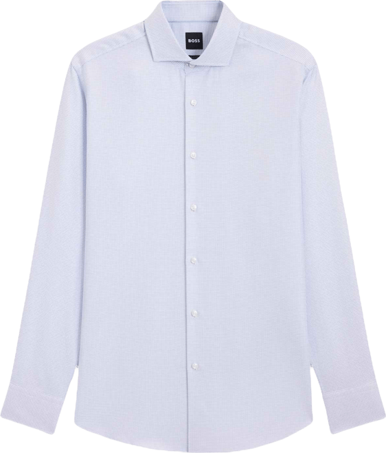 Boss by  Men's Cotton Twill Slim-Fit Dress Shirt