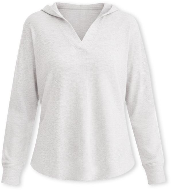 Petite Relaxed-Fit Henley Hoodie, Macy's Exclusive