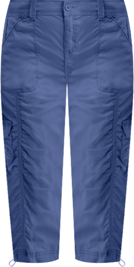 Petite Mid-Rise Cargo Capri Pants, Exclusively at Macy's