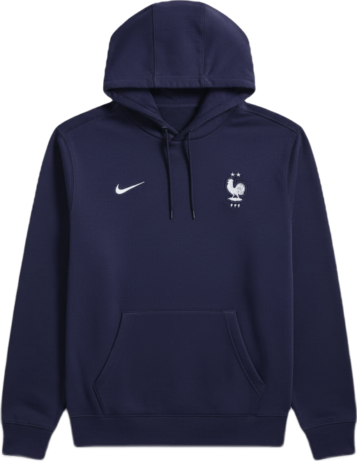 FFF Club Sweat à capuche en molleton Nike Football pour homme